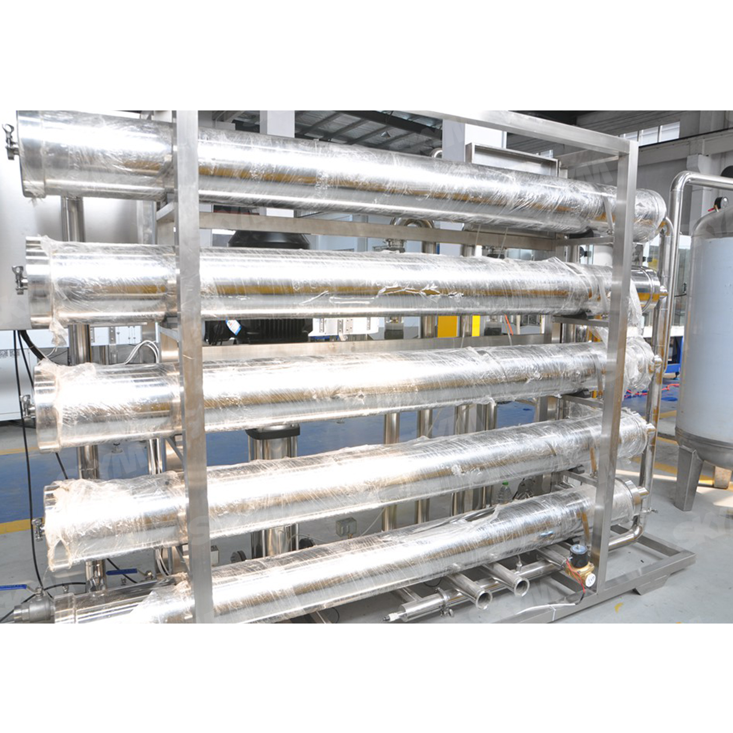 Máquina automática de purificación de tratamiento de agua con planta de ozono